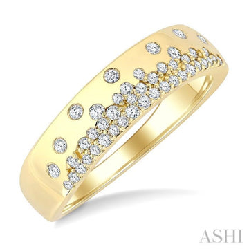 .25CTRDDM MOSAIC BAND YG 10K-G*